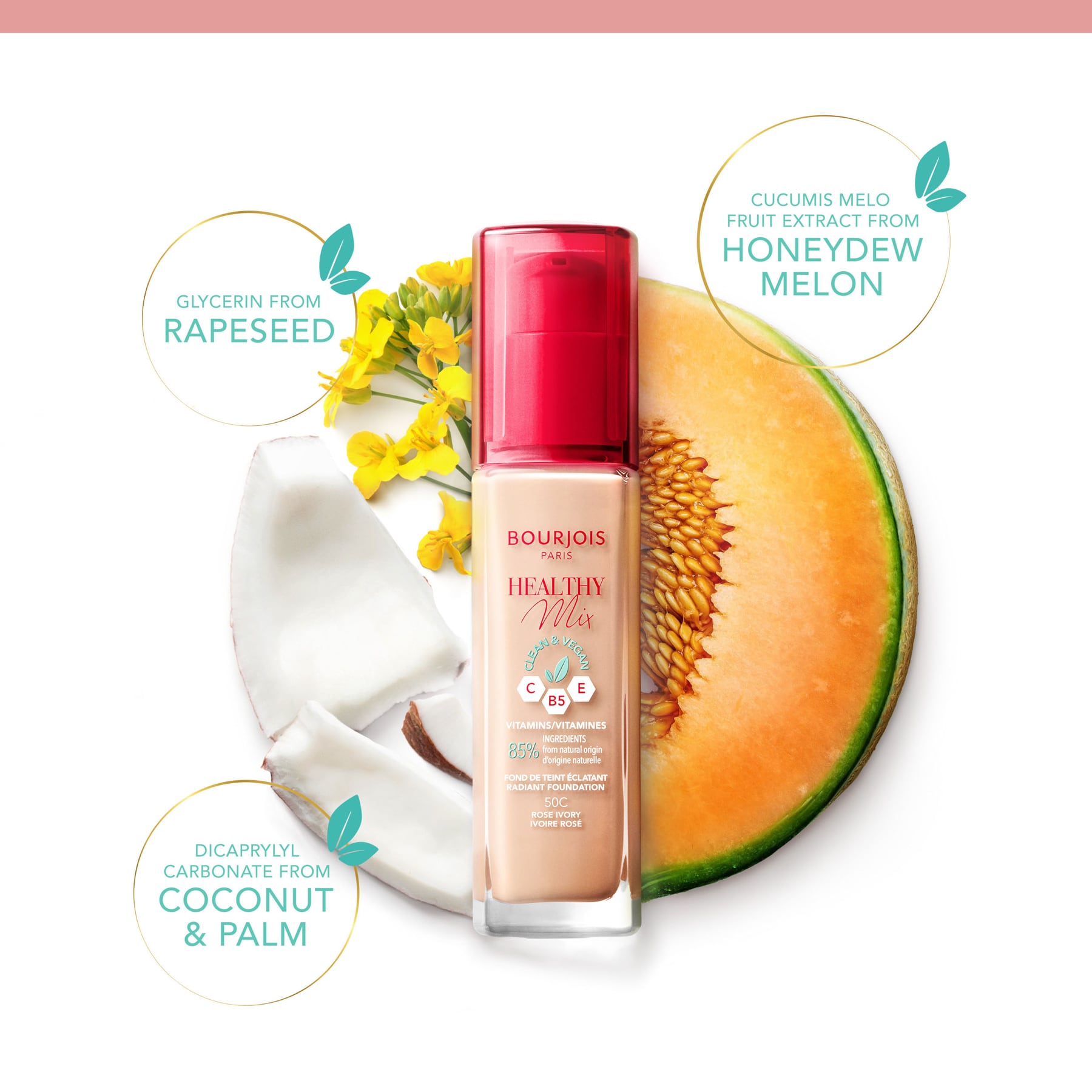 Healthy Mix Clean Foundation 30ml Rose Beige|30ml