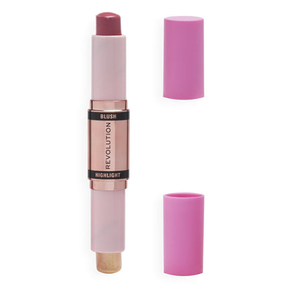 Revolution Blush & Highlight Stick Mauve Glow|8.6g