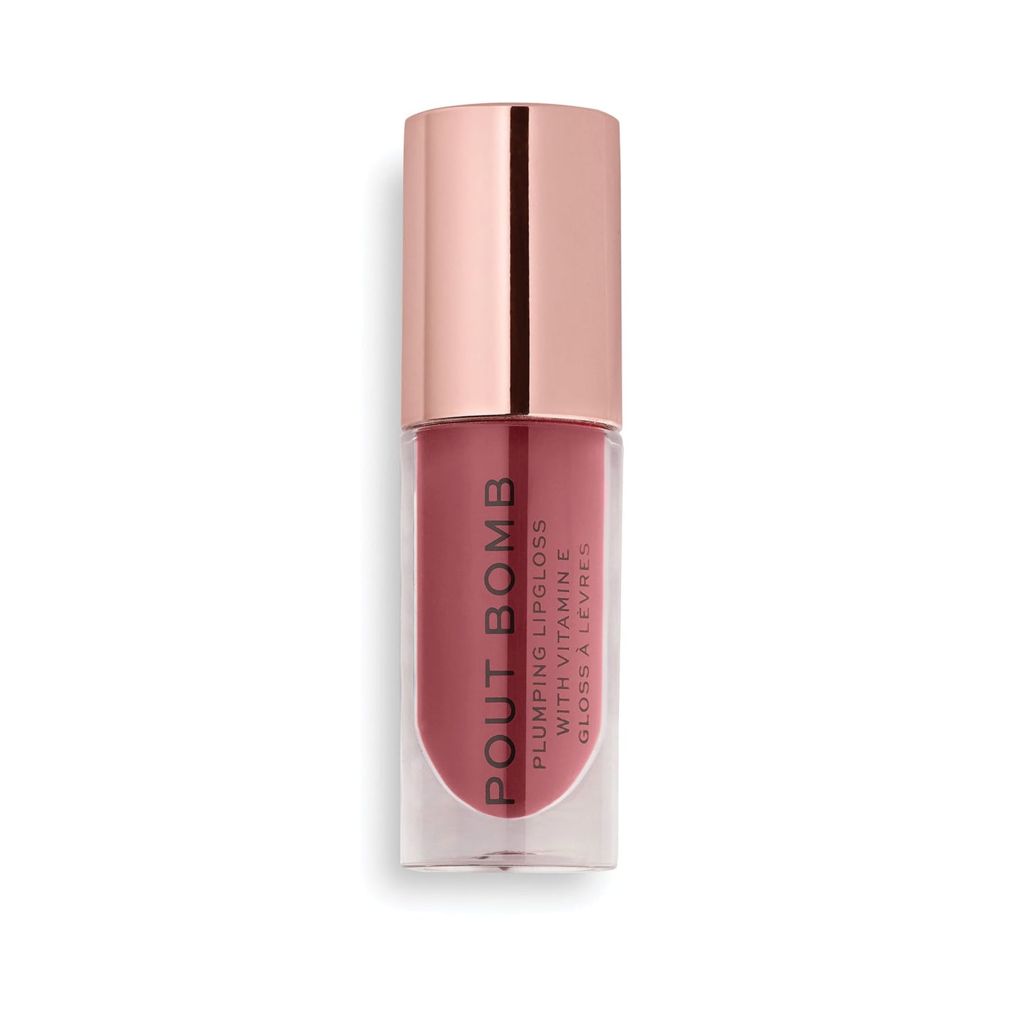 Revolution Pout Bomb Plumping Gloss Sauce Dusty Pink