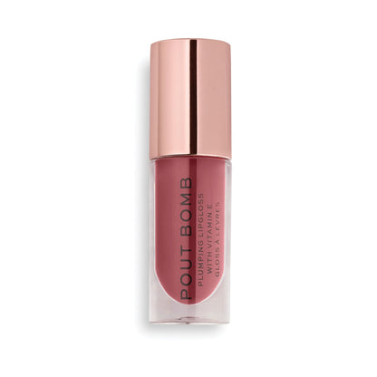 Revolution Pout Bomb Plumping Gloss Sauce Dusty Pink