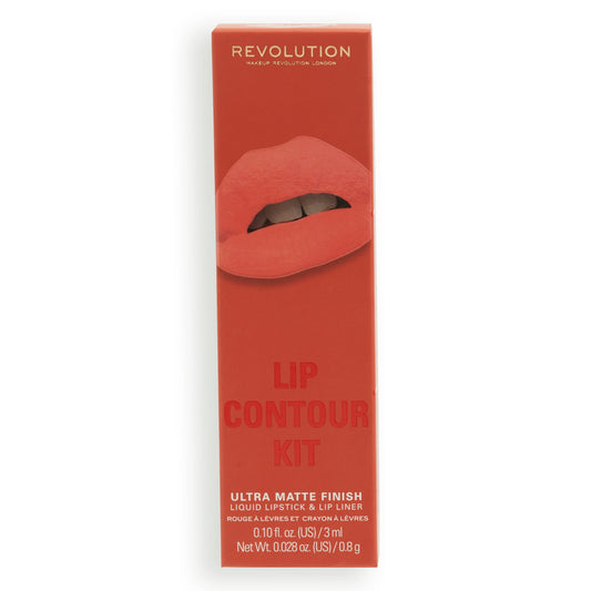 Revolution Revolution Lip Contour Kit Coral Babe