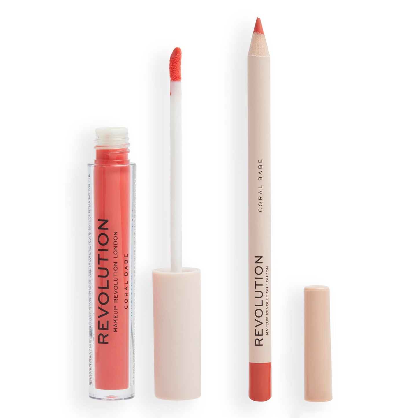 Revolution Revolution Lip Contour Kit Coral Babe Coral Babe|3ml + 0.8g