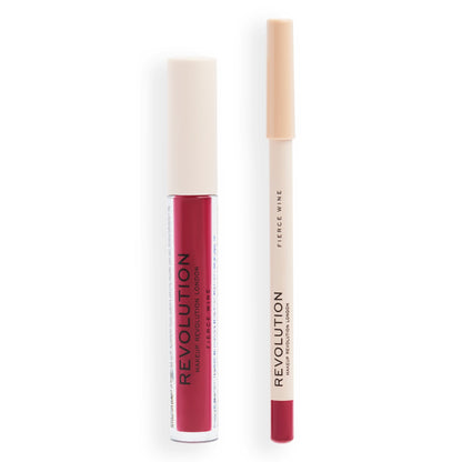 Revolution Revolution Lip Contour Kit Fierce Wine Fierce Wine|3ml + 0.8g