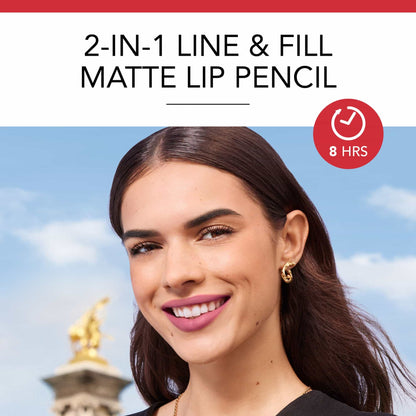 Velvet The Pencil Matte Finish Lipliner 1.8g Less Is Brown|3g