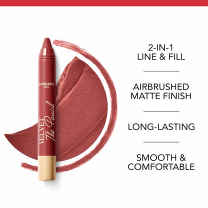 Velvet The Pencil Matte Finish Lipliner 1.8g