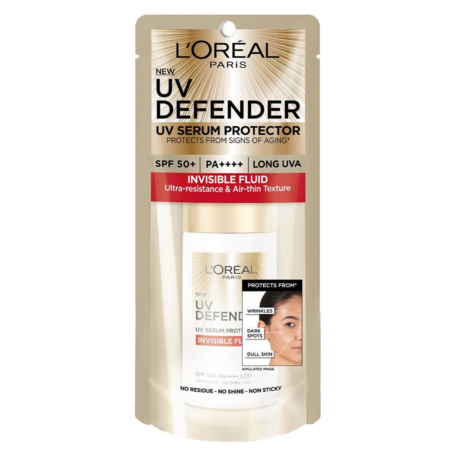 UV Defender Invisible Fluid Sunscreen SPF50+ PA++++ 50ml 50ml