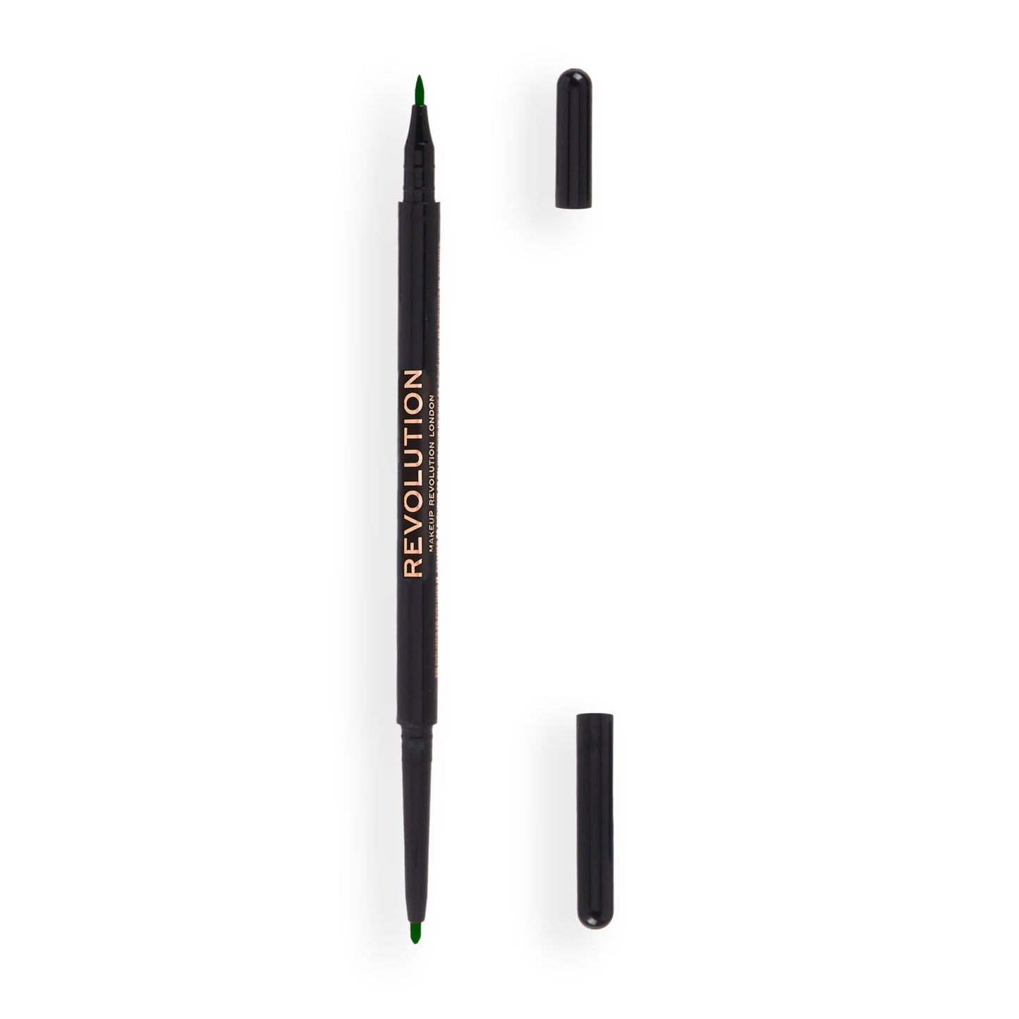 Makeup Revolution Felt & Kohl Eyeliner Green|0.25g