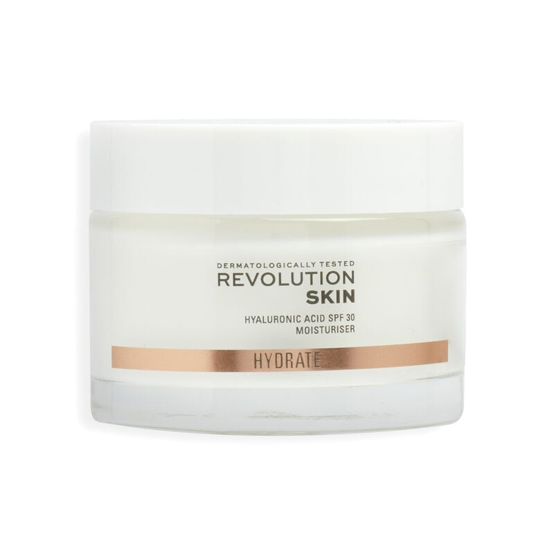 Revolution Skincare Hyaluronic Acid SPF 30 Moisturiser 50ml Clear|50ml