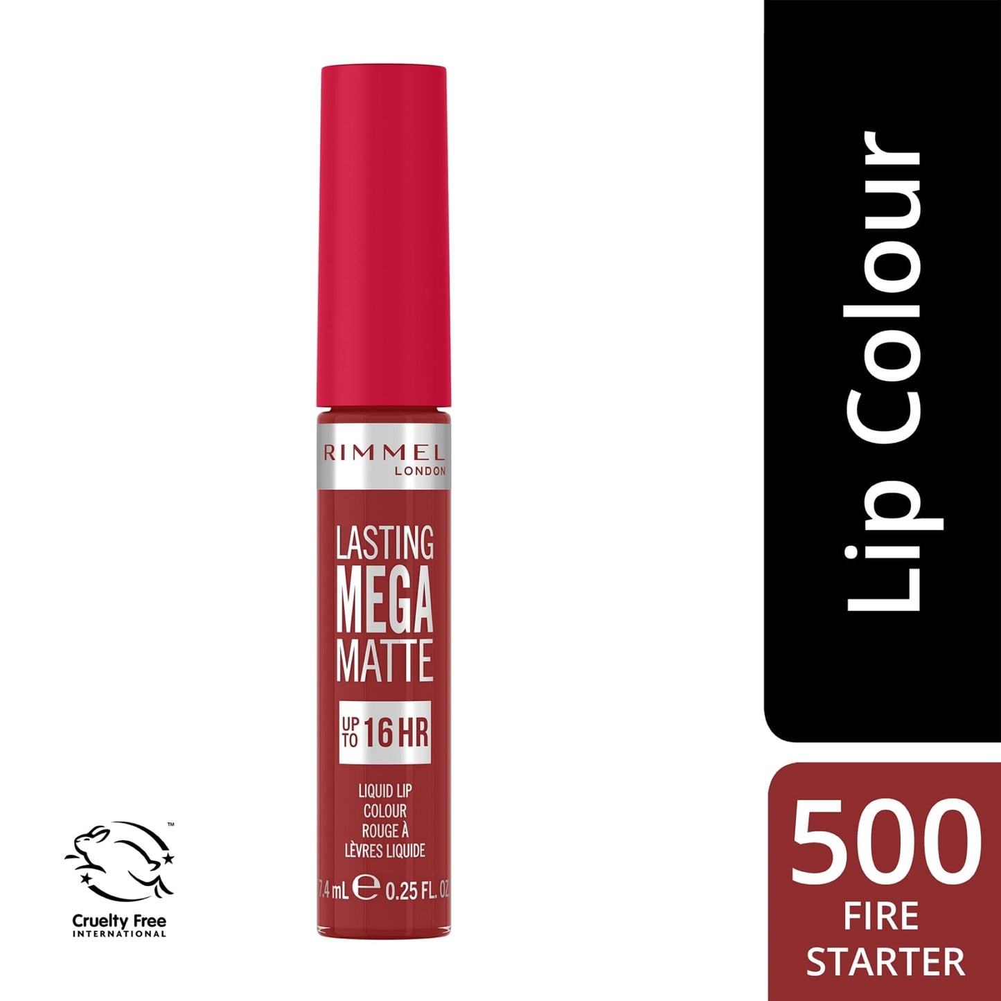 Lasting Mega Matte Liquid Lip Colour 7.4ml Fire Starter|7.4ml