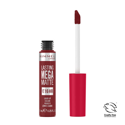 Lasting Mega Matte Liquid Lip Colour 7.4ml Ruby Passion|7.4ml