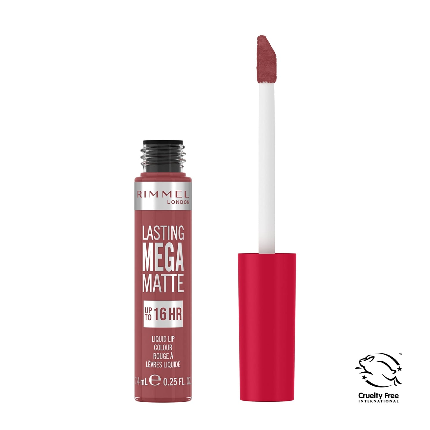 Lasting Mega Matte Liquid Lip Colour 7.4ml Rose & Shine|7.4ml