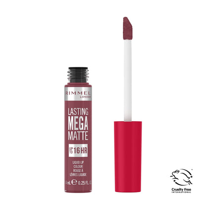 Lasting Mega Matte Liquid Lip Colour 7.4ml Ravishing Rose|7.4ml