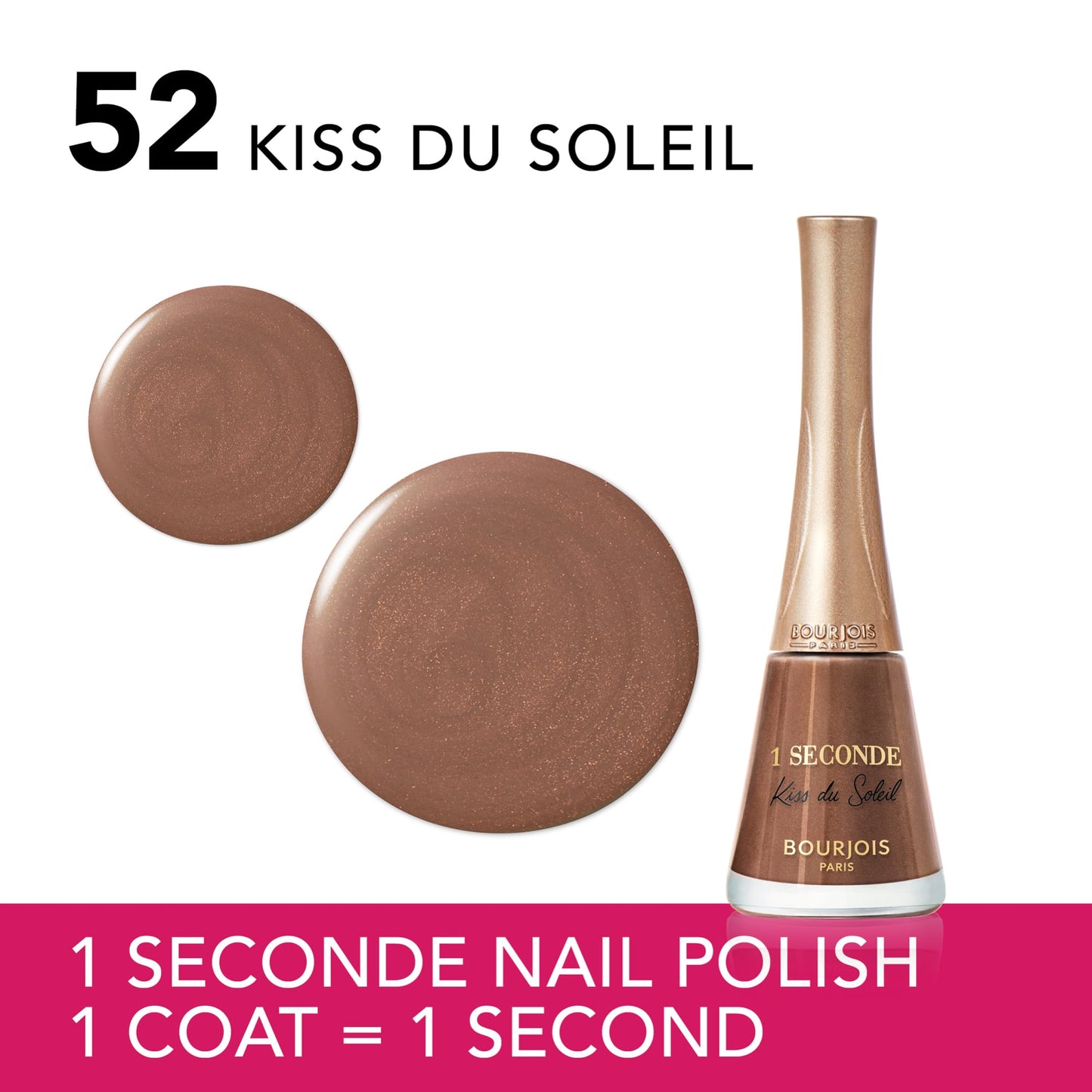 1 Seconde Nail Polish 9ml Kiss du Soleil|9ml