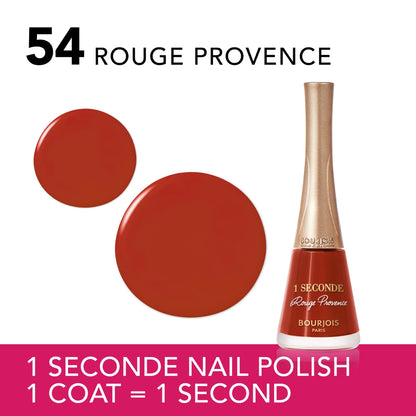 1 Seconde Nail Polish 9ml Rouge Provence|9ml