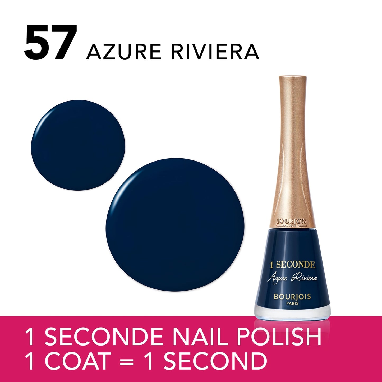 1 Seconde Nail Polish 9ml Azure Riviera|9ml