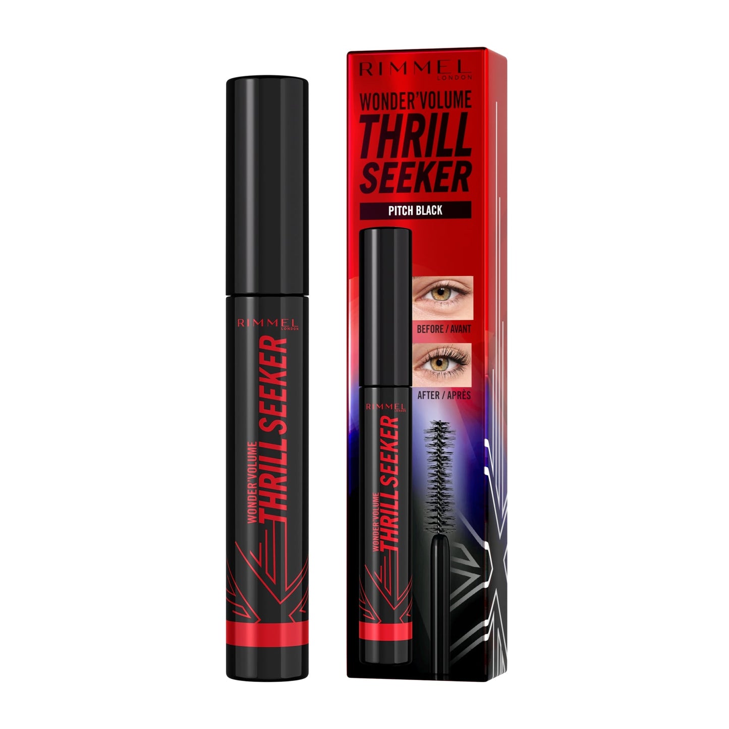 Wonder'Volume Thrill Seeker Mascara 004 Pitch Black 8ml Pitch Black|8ml