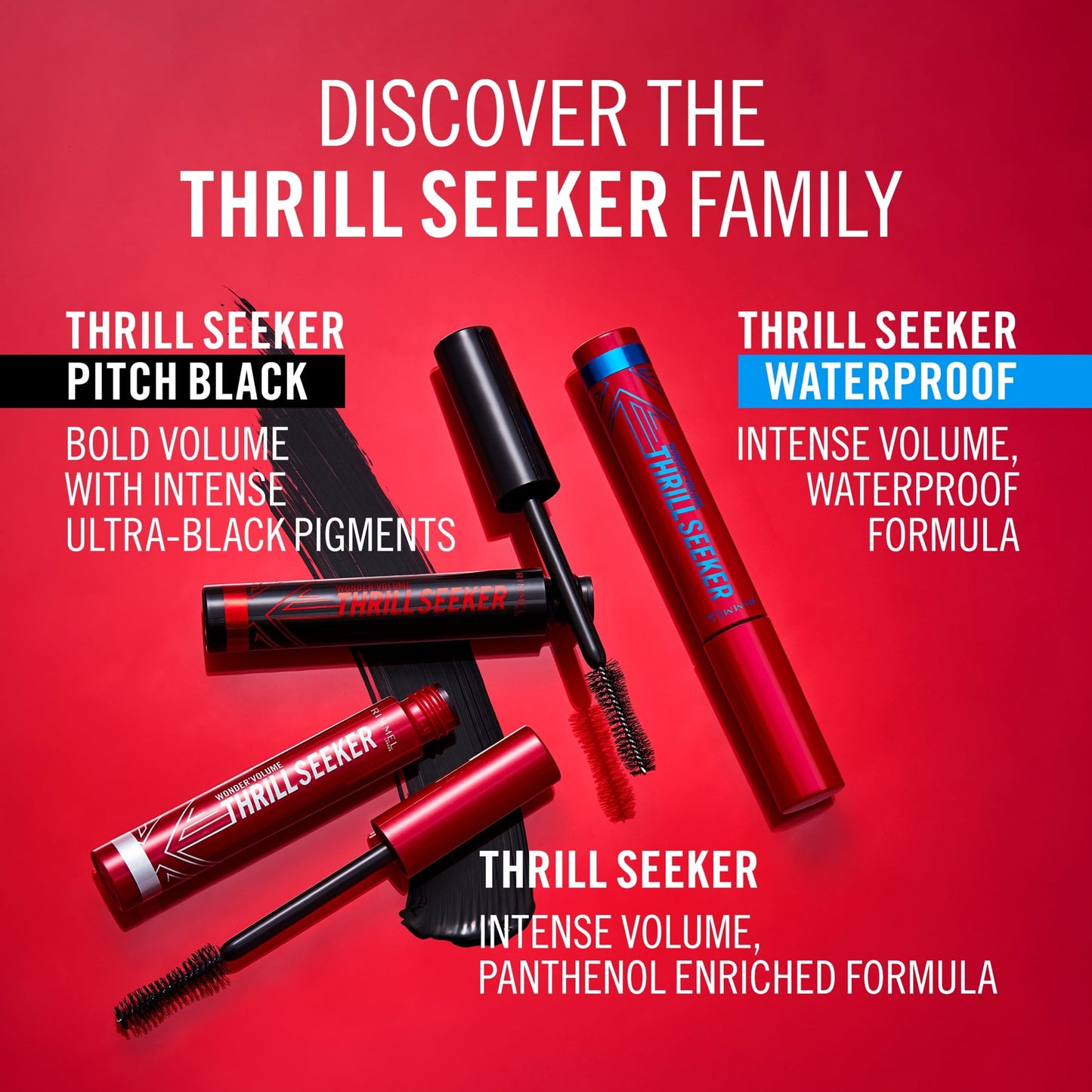 Wonder'Volume Thrill Seeker Mascara 004 Pitch Black 8ml Pitch Black|8ml