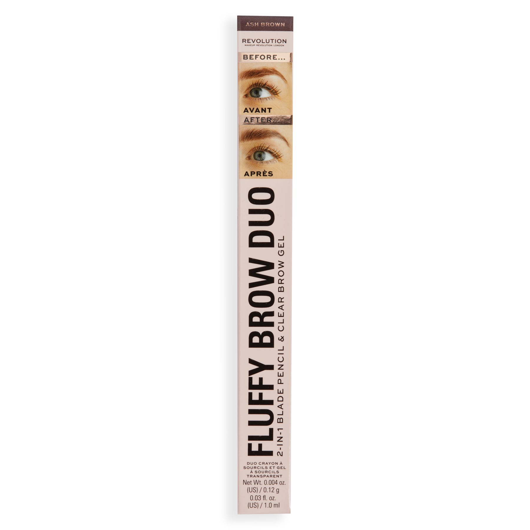 Revolution Fluffy Brow Filter Duo Ash Brown