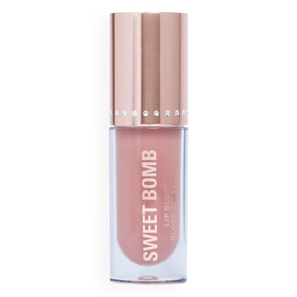 Revolution Y2K Baby Sweet Bomb Lip Gloss Strawberry Swirl Nude