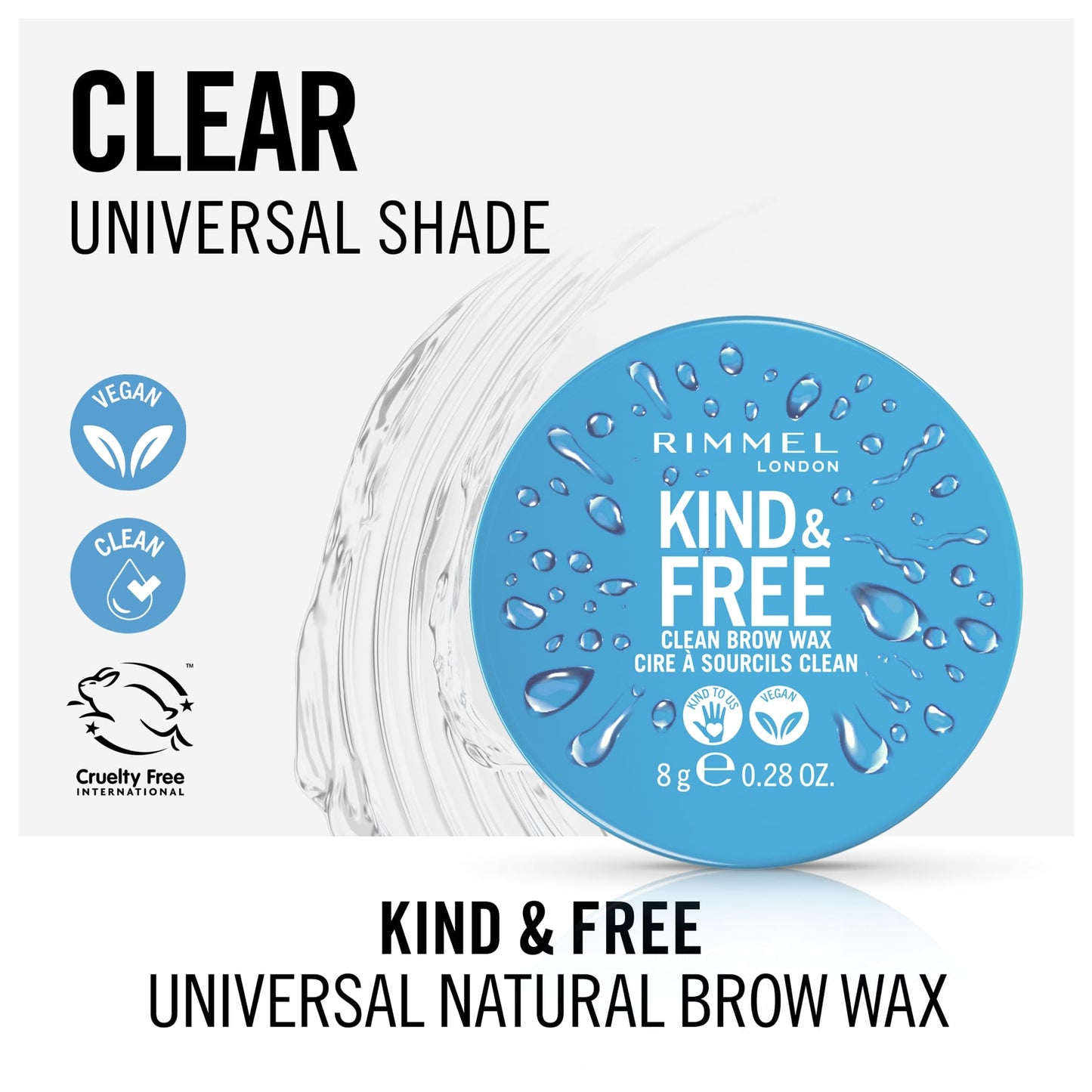 Rimmel London Kind & Free Eyebrow Gel 8g 30.5g