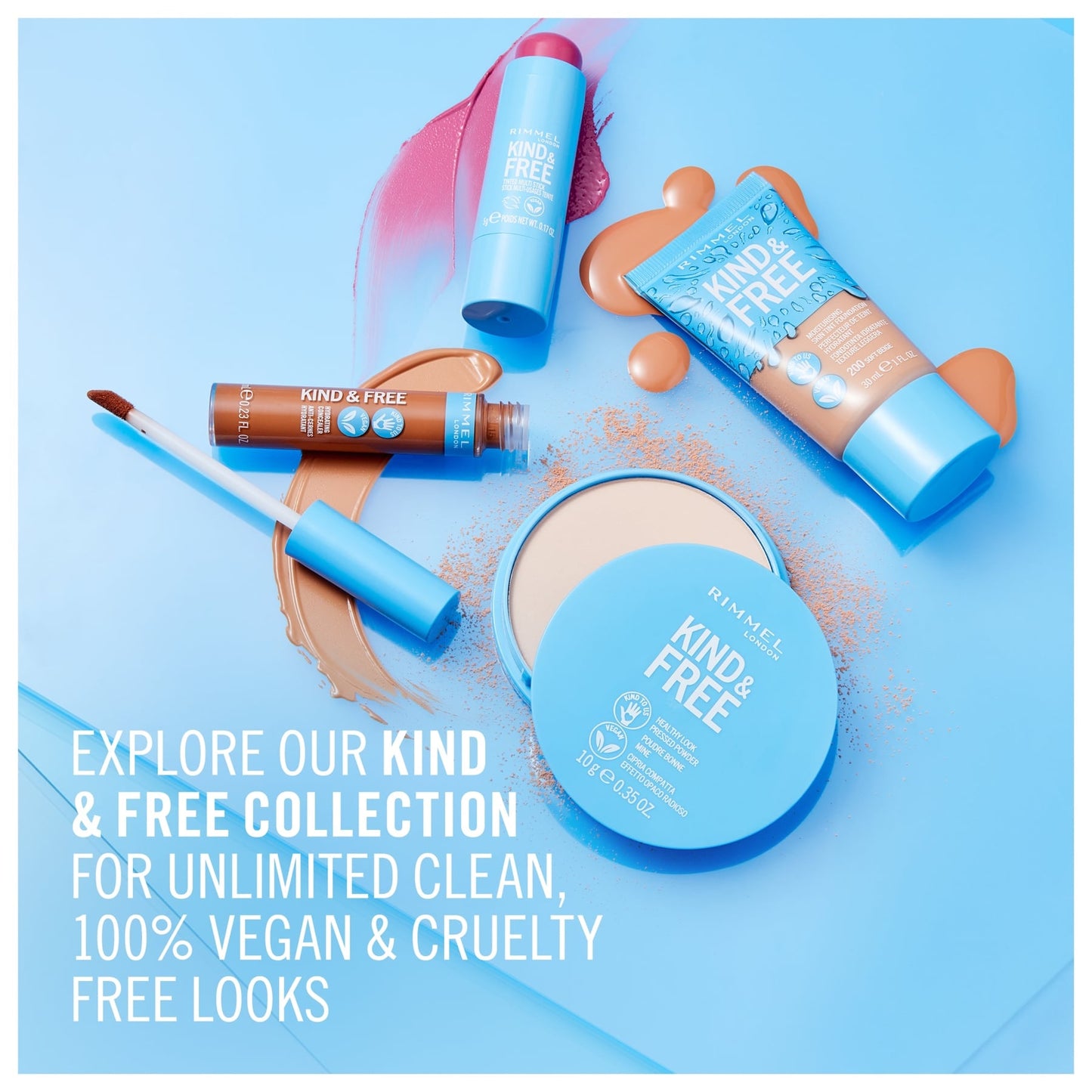 Rimmel London Kind & Free Multi-Stick 5g 001 Caramel Dusk|24.3g