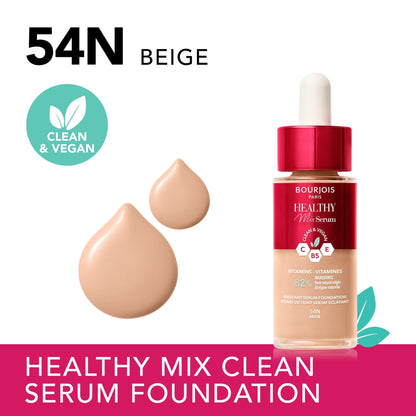 Bourjois Healthy Mix Serum Foundation 30ml 54N Beige|30ml