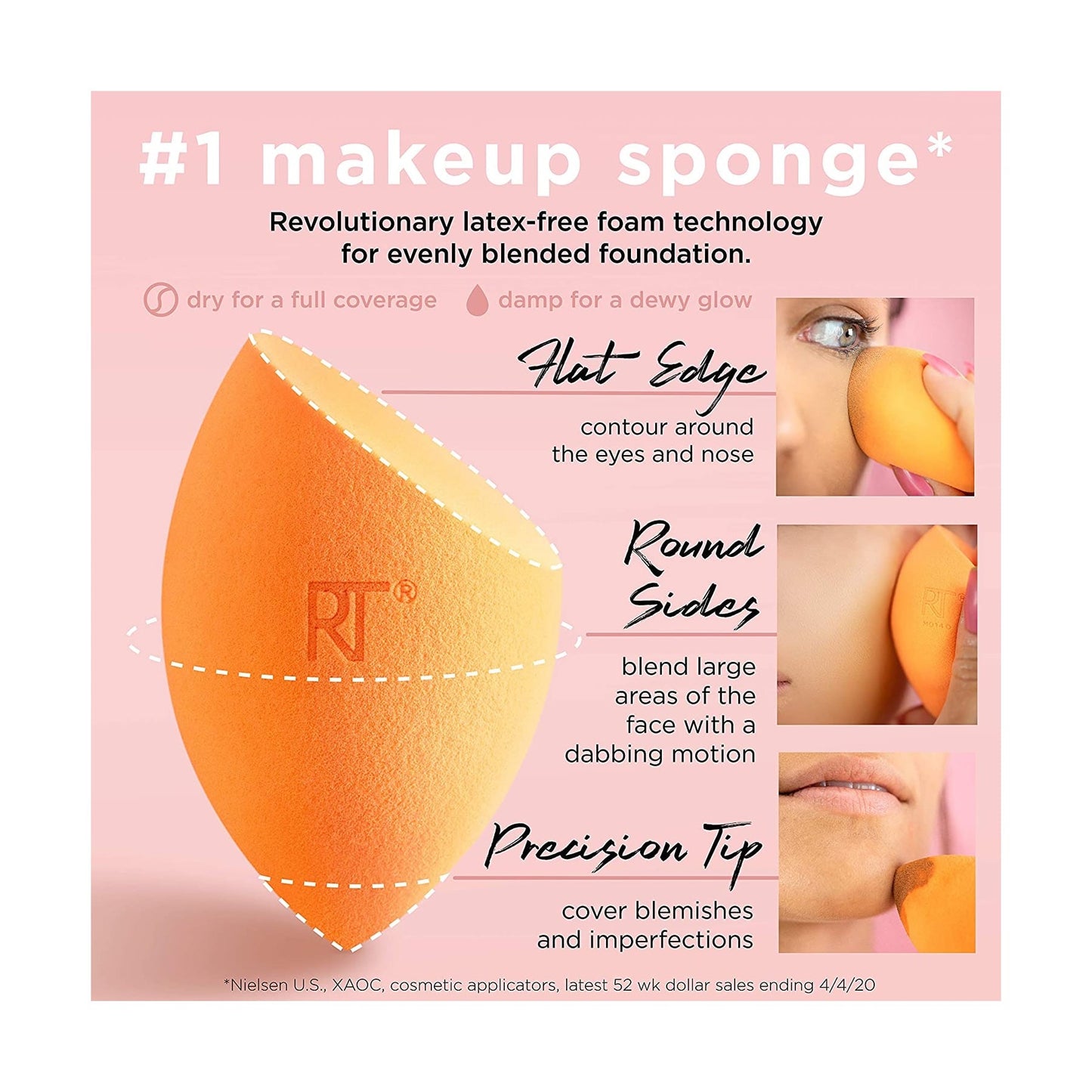 Real Techniques Miracle Complexion Sponge 4pc